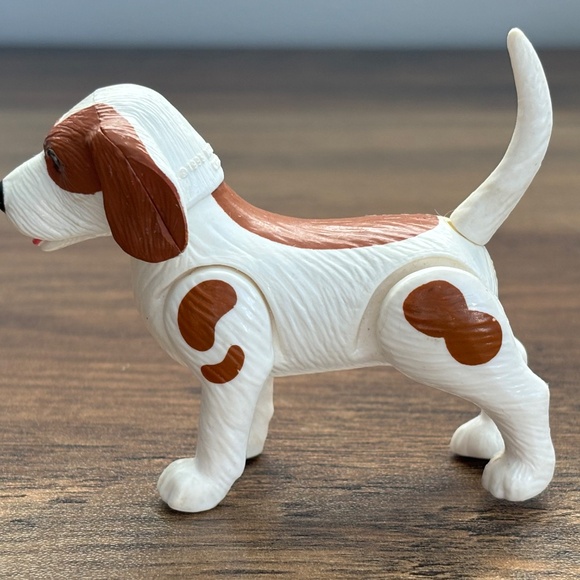 VINTAGE 1995 Mattel BARBIE Vet Dog White Toy Figure Pet Doctor Set Replacement - Picture 4 of 9